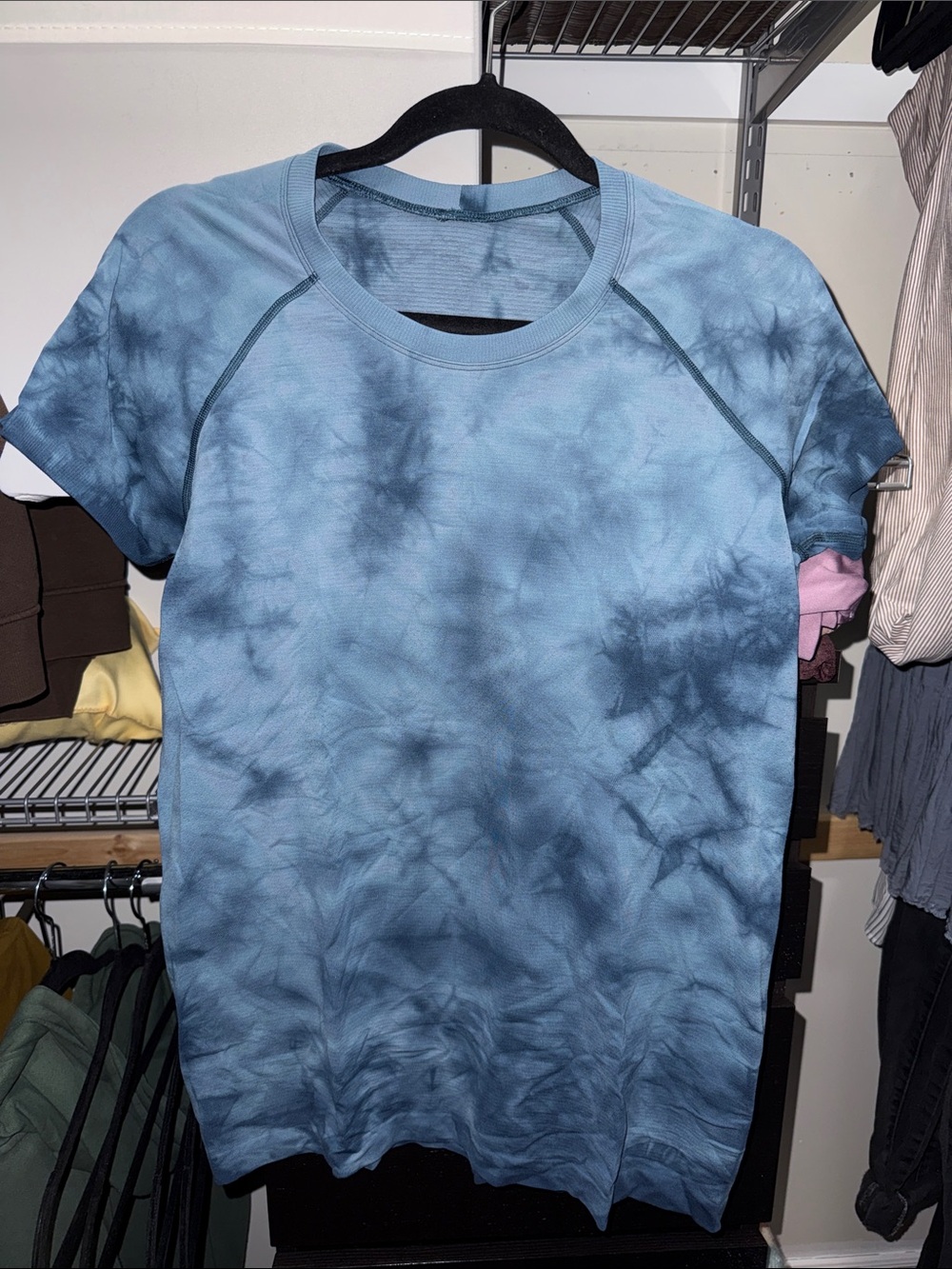 Lululemon Run Swiftly T-shirt Blue Tie-Dye